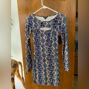 Snake Skin Print Guess Dress